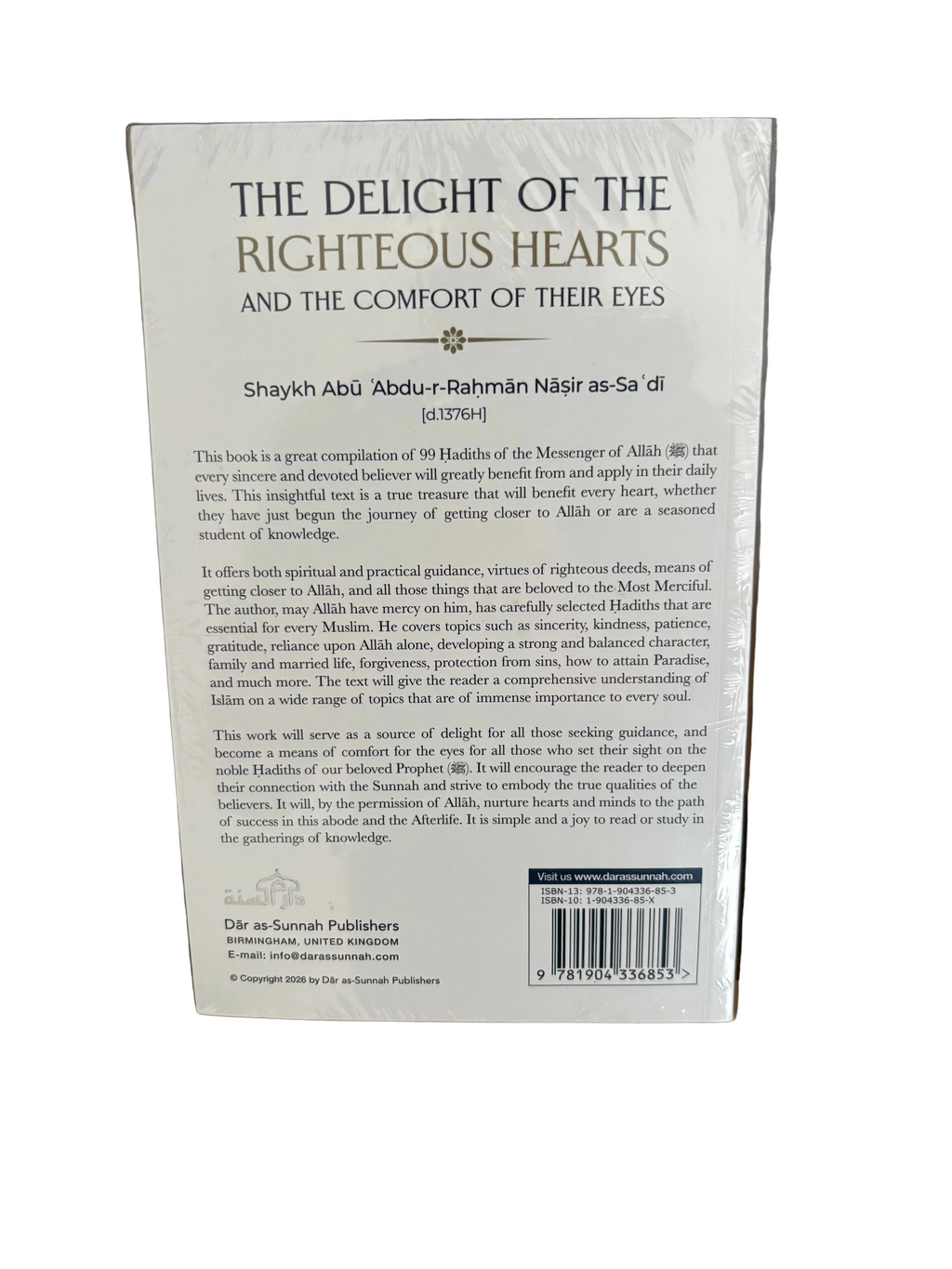 THE DELIGHT OF THE RIGHTEOUS HEARTS